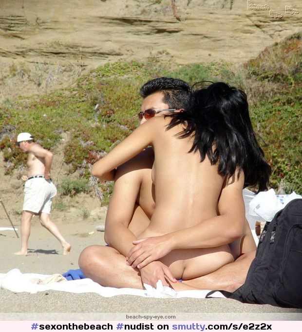 young couple voyeur beach sex